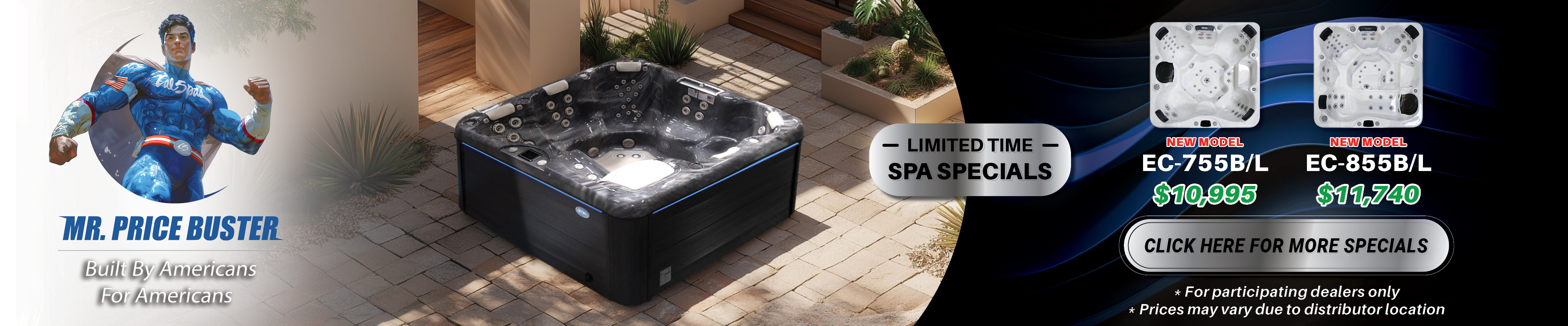 Calspas hot tub being used in a family setting - Weymouth Town